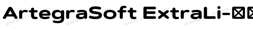ArtegraSoft ExtraLi字体转换